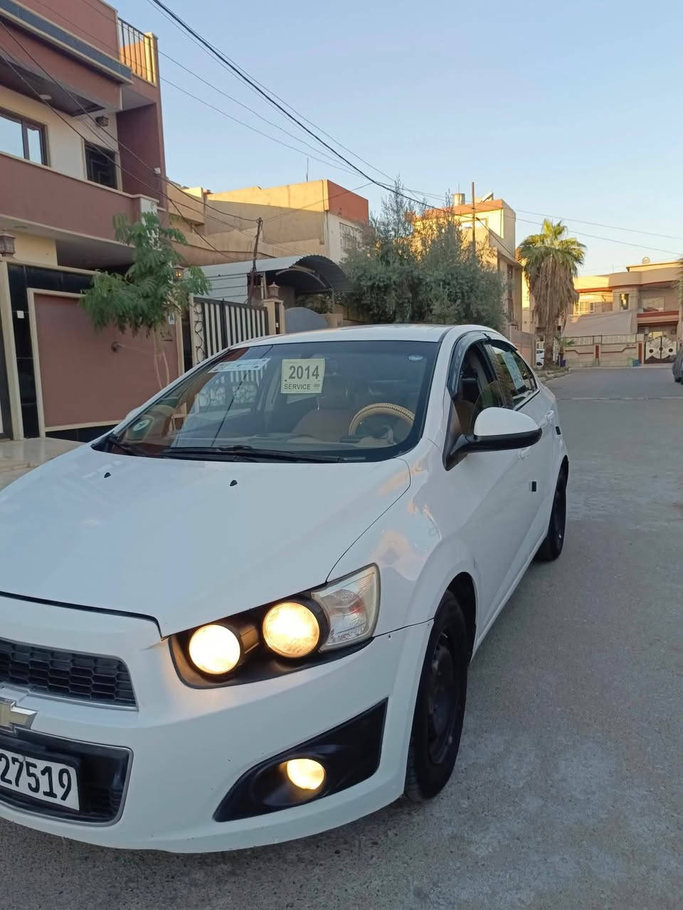 شوفرليت سونيك موديل 2014 صبغ فقط شبر يم قبق بانزين مكينه وكير شرط جامات كهرب قفل مركزي تحكم استيرن طخم تاير جديد +طخم السياره جديد باتري جديد سياره كامل مكمل شرط الوكاله والتحويل رقم جديد اربيل هزه جديده السعر 73 وبيها مجال للطيبين للتواصل ***********
