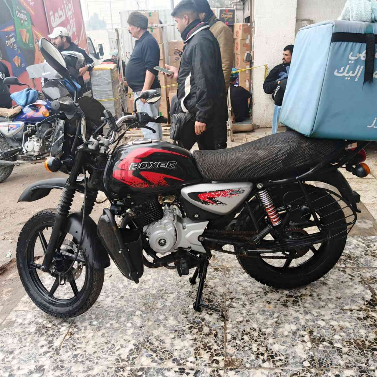 #بوكسر_جبلي_مرقم_شرط_تحويل 
 دراجه مكفوله 
محرك مشتري جديد بعده ع سحك(مو تجفيت محرك جديد)
بعده ع لسحك 
باسنويه موديل 2022 شهر 12 

سعر مليونين و200 وبيه مجال 
 
***********واتساب
