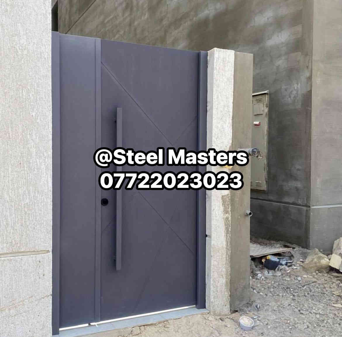 🛑نقدا & بالتقسيط 
ورشة Steel Masters لأعمال الحدادة 

تنفيذ وتوريد باب حديد رئيسي وجانبي بتصميم عصري هندسي يظهر الانسيابية والبساطة 

✅ تنسيق نظيف مع جدار السور  
✅ متين وقوي ويعطي خصوصية وأناقة 
✅ دهان بالوان مطفية متنوعة
✅ مسكة طويلة لسهولة الاستخدام 

📐 تصميم عملي  _ متين وامن مناسب للمداخل الرئيسية والفرعية  

تنفيذ فعلي من ورشة #steel_masters

📍 للتواصل والاستفسار:
+964 ***********
العراق_بغداد
