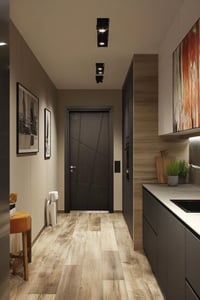 باب داخلي داكن • تشطيب راقٍ • الفلوجة حي العسكري