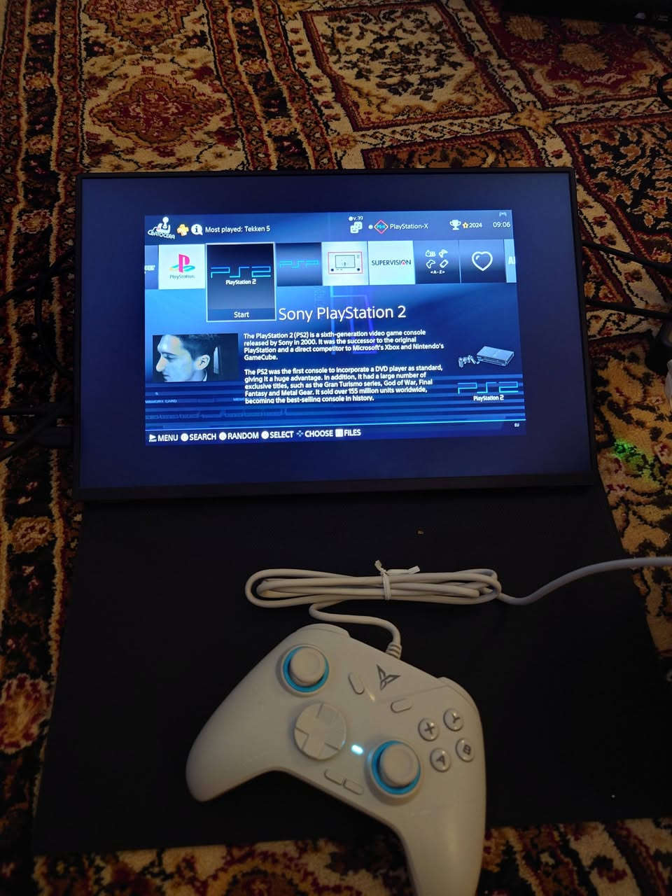 السلام عليكم
جهاز العاب 
يحتوي محاكيات 
Ps2 
Xbox 
Psp 
Ps1 
Windows 
Siga 
Atari 
Nintindo 
والباقي موضح بلصور 
يحتوي 70 الف لعبه 
تخزين الجهاز 500 كيكا 
الجهاز + شاحنه + جويستك flydigi


**إذا كنت صاحب هذا الإعلان وتريد حذفه لأي سبب، رجاءا أرسل رسالة إلى الدعم الفني**