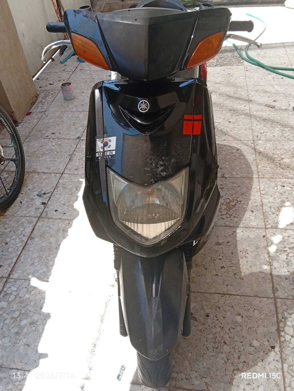 سلام عليكم دراجه سكنس سرعه 110دراجه سلف هندر مكينه خير من الله استان حساس كهربائيات زنون تجي وشوف بعينك  مكاني بغداد مدينه الصدر السعر 400 رقم ***********
