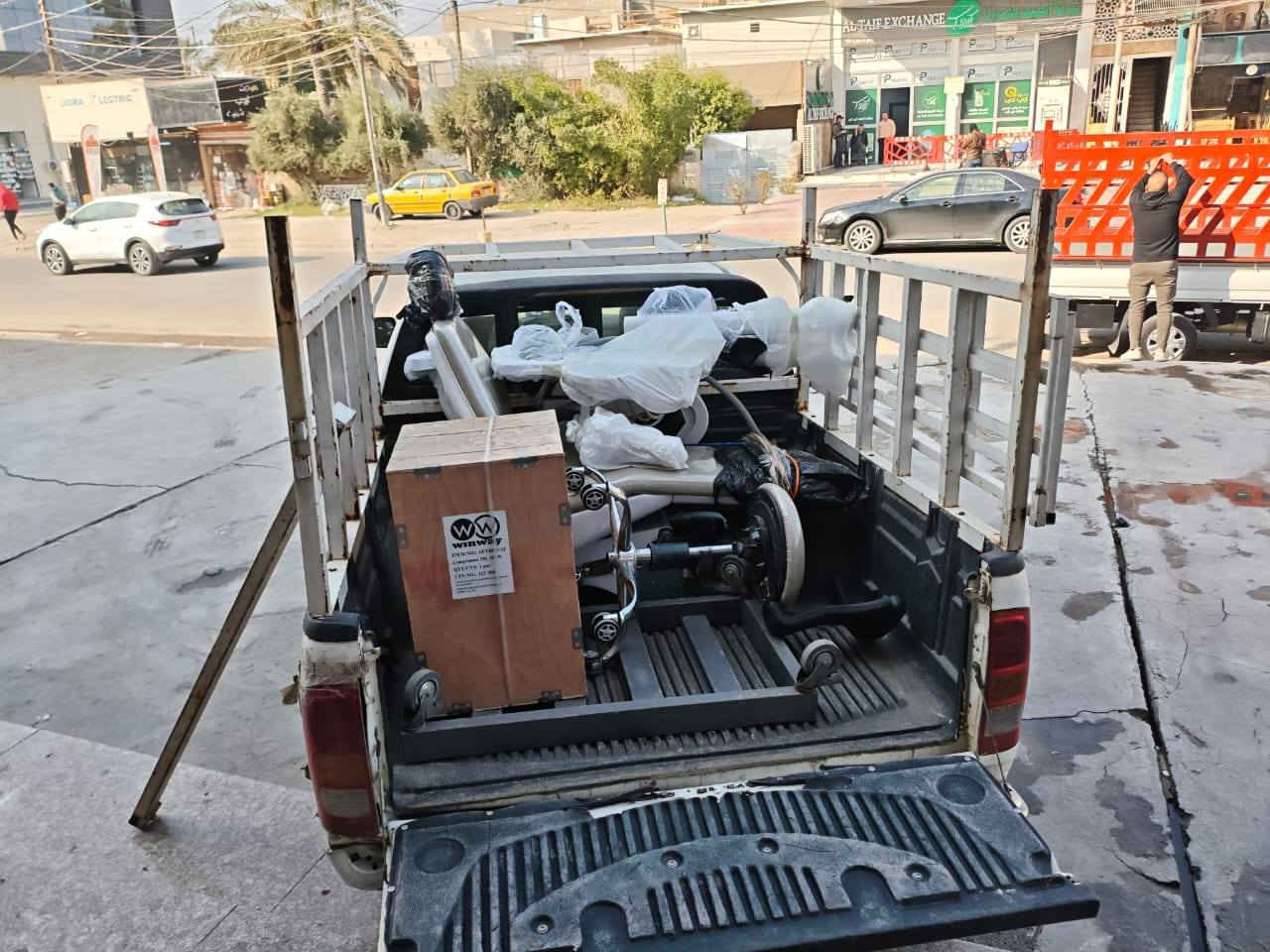 الحمدلله تم تجهيز كرسي  مؤهل نوع  taos  800 

 الف مبروك للطبيب المستفيد

اللهم بارك له في رزقه 

نشكر ثقتكم بمكتب  / الهادي دنت مستعدون 
°نقل عيادات الأسنان داخل وخارج بغداد

°تأهيل/صيانة /فتح /نصب كافة كراسي
الأسنان

بيع وشراء جيرات مستخدمه وجديده 

دوشمة كافة كراسي الأسنان
تخطيط وتأسيس عيادات الأسنان  

*********** / ابو هادي / عنوان بغداد  باب الثالث الجزائر بغداد السياحه
