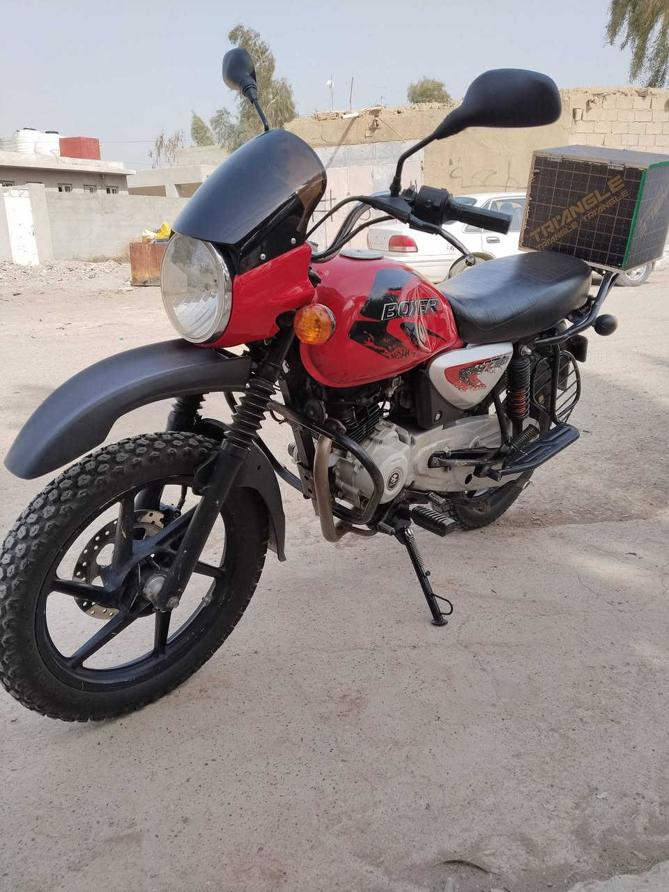 سلام عليكم دراجه بوكسر للبيع موديل 23 نضافه 80. اوراق كامله السعر 1400بيها مجال 
***********
