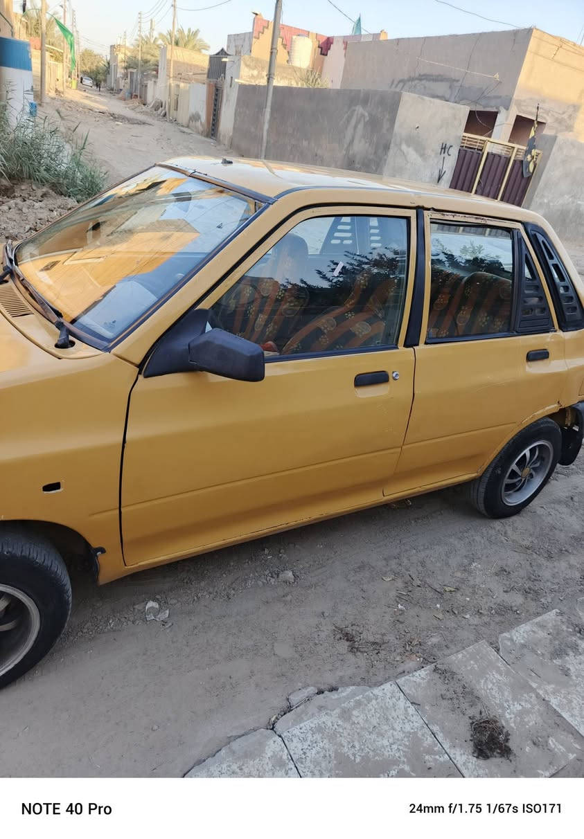 السلام عليكم سايبه موديل 9مطلوبه هيئة وغرامه مكفوله كير وحداديه وتخم تاير مكينته بيه خيط بخار بسيط رقمها بغداد الماني للاستفسار اتصل ***********
