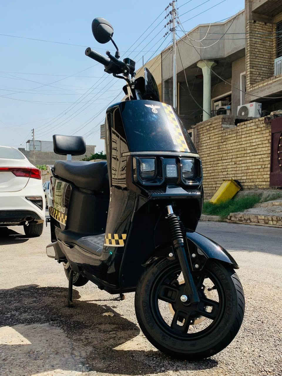 سلام عليكم
دراجه BAGHDAD 

ملف 2000

ست بطاريات 

سرعه 75

نضام بارك🅿️

4 نمر سرعه

نضام بك

شاحن تلفون🔌

موديل 2026

​السعر: 700 وبيها مجال 
  
العنوان : بغداد الدوره 

​📞 للتواصل والاستفسار: ***********
