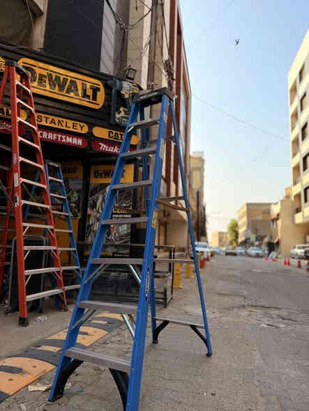 🔹متوفر درج ماركة ويرنر 
🔹7 باية 
🔹فايبر كلاس
🔹عازل للكهرباء
🔹ارتفاع 244
صنع مكسيكي
🔹العنوان : بغداد الكرادة  قرب تقاطع الاورزدي 
🔹للاستفسار او اتصال : 
خاص او على ***********

🔹متوفر خدمة توصيل

تيك توك www.tiktok.com/@userdcp33jbafs

موقع المعرض Use Waze to drive to العمل, شارع الاورزدي, Baghdad, Baghdad Governorate: https://waze.com/ul/hsvzt6tqvu

https://www.messenger.com/channel/.              رابط القناة 100064652867699
