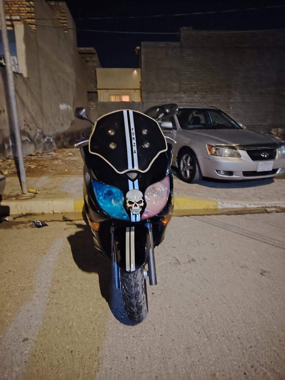 سلام عليكم دراجه فورزا0.10 مفولة مكينة مامفتوح بلدي الدراجه نضيفة كهربايات شغله مابيه اي نقص المكان بعقوبه التحريرالسعر مليون و250 رقم ***********
