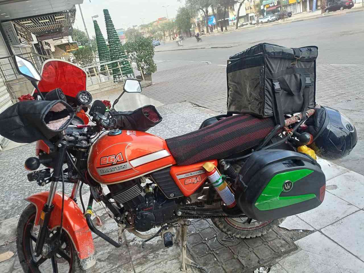 سلام عليكم دراجة دايوان مديل23 جنبزه فول تدعيلي من تأخذ رقم نكليزي بغداد تحويل ثاني يوم ( رقمي ***********) مكفوله كفاله عامه
