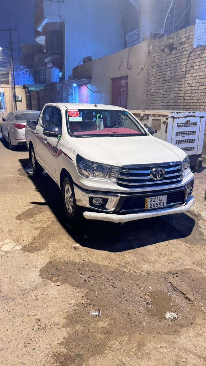 هايلوكس كفاله عامه من شخط وصدعه موديل 2025 ماشيه الف فقط زيرو بعده تغليف كشنات اصلي فول مواصفات سياره رقم اربيل ***********
