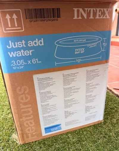 🏊‍♂️ جيب مسبح INTEX وخلي الصيف أحلى!
مقاس 3.05 متر وارتفاع 61 سم، سهل التركيب 
🚚 متوفر توصيل لجميع محافظات العراق
📩 راسلنا الآن واحجز قبل نفاد الكمية!
***********
*********** أربيل, العراق
