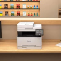 طابعة ليزر ملونة متعددة الوظائف من Canon طراز i-SENSYS MF655Cdw. تتميز...