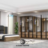 ٧ قطع • توصيل • غرفة خشب