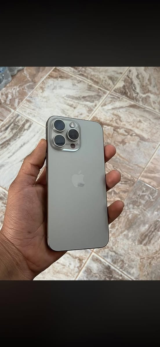 يالله.
ايفون 15برو ماكس مستبدل شاشه وضهر فقط فيس ايدي شغال. كله شغال ع اخر حبايه. 

ذاكره 256 

بطاريه 80

نموذج M. شرق اوسط ماستر AAA

نضافته. 100‎%‎100

للبيع او مراوس 

السعر 650 الف. 

عنواني فلوجه حي الجولان 

للأستفسار. ***********
