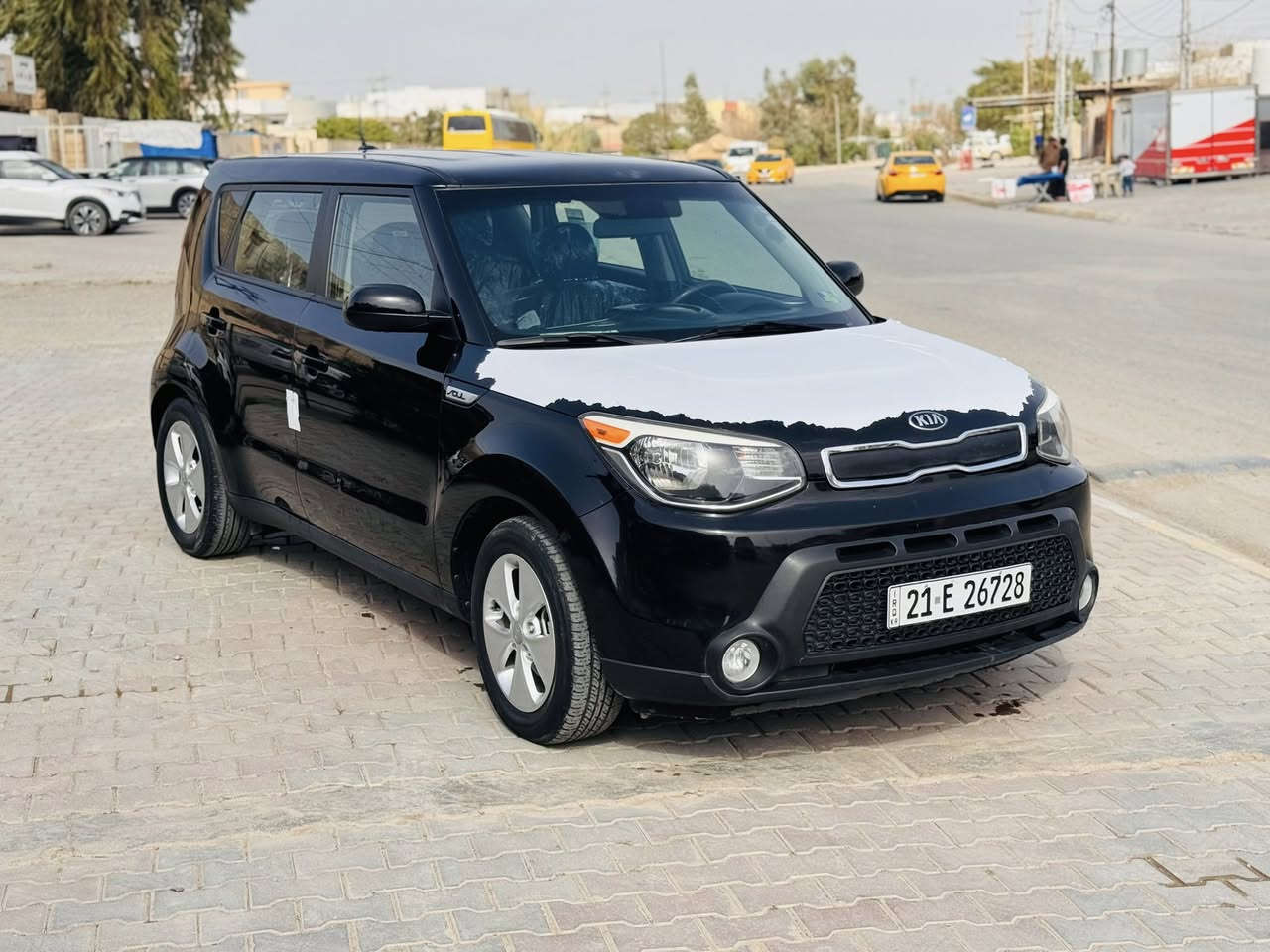 كيا صول 2016 بي قطعه ونص بدون دواخل سعر 109 بي مجال بسيط 
رقم سليمانيه سنويه ورقم وهزه جديد
كير ومحرك كفاله 
حداديه تبريد تدفئه شرط
شاشه كامره دواره تحكمات تحديد. سرعه  سياره جاهزه من كلشي 
سعره ١٠٩ وبي مجال بسيط 
مكان السياره كركوك 
***********
