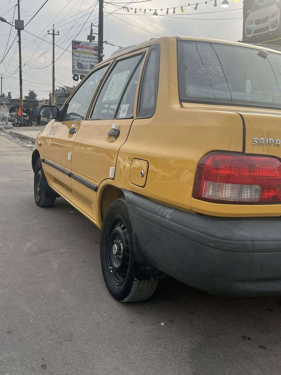 السلام وعليكم سايبا 2012 مكفوله من الصبغ ولتبديل كير ومحرك وداديه كله خير من الله مصفره هيه وغرامات السياره احله من الصور السعر 28 مكاني بغداد البياع حي المواصلات الرقم ***********
