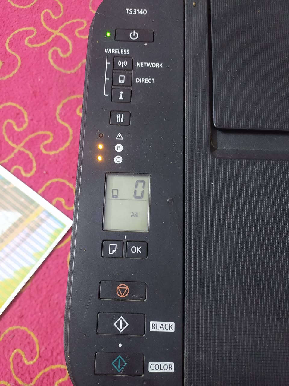 للبيع
طابعة Cannon PIXMA TS3140
تطبع من الاستوديو طبيعي مثل الي بالصورة الواضحه 
مشكلتها بالاسكنر و البرنامج مال الطابعه تطلع مخططه 
مثل ما موضح بالصوره 
كاترجات محقونه 
سعر 60 الف


**إذا كنت صاحب هذا الإعلان وتريد حذفه لأي سبب، رجاءا أرسل رسالة إلى الدعم الفني**