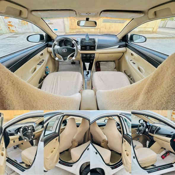 فایبر واتس ئاپ ( *********** ) 
تۆیۆتا يارس مۆدیل 2015 خەلیجی مواسفات SE 
سپی بەفری بەناوی خۆمانە سەنەوی هەتا 2028 تازەیە 
كامل سیرفس كراوە توندوتۆڵە یەك دینار مەسرەفی تیدانیە
ناوزەردو گیڕ تۆماتيك ABS ئیكۆی بەنزین چوار جام كارەبا 
سویچ كۆنتڕۆڵ بلوتوس جامو ئاوینە ئۆتۆ و كارەبا جام هیتەر 
ناوگاعی كراوە 4تايه‌ی تازە پارچەو پەڵەیەك بۆياخ بێ ناوگرتن 
گیڕو مه‌كینەو تەبریدی به‌شه‌رت 113 كەمیك مجال
