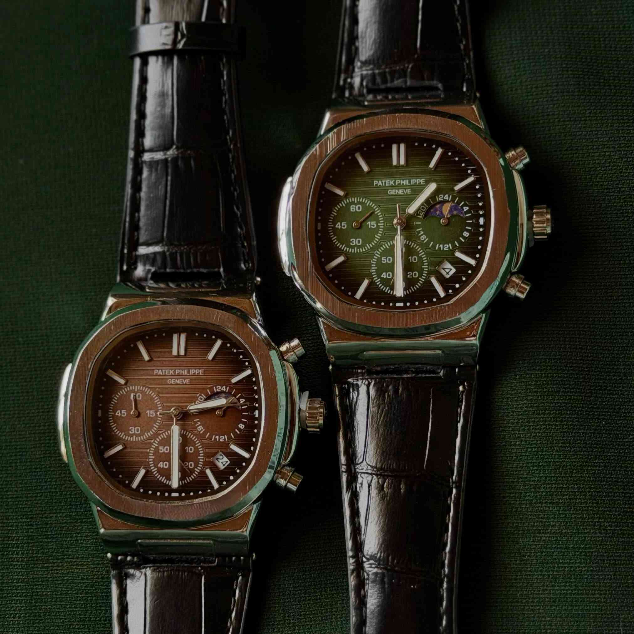 دكّة_الساعچي ⌚️
 .
طقم الاناقة توفر ✨
ساعة Patek Philippe مع محفظة جلد تفاصيل لوك مرتب في كل زمان ومكان 🔥
خامات مرتبة 
تصميم سبورت انيق 
مناسب للهدايا ✨
تفاصيل الساعة :
باتيك فيليب مكينة مكينة ياباني بامتياز
سوبر ماستر اصلي بضمان حقيقي مع كامل ملحقاتها
حركة ميكانيكية اوتوماتيكية 
السوار جلد طبيعي فاخر بلون اسود وبني 
مقاومة للماء 
سعر الساعة مع كافة الملحقات وكارت الضمان 55🔥 والتوصيل مجاني 🔥
سعر المحفظة 20 مع التوصيل 🔥
للحجز والاستفسار دايركت او على الواتساب 
يتوفر توصيل لجميع المحافظات 🚚
#العراق  #viral #trending #reels #luxury


**إذا كنت صاحب هذا الإعلان وتريد حذفه لأي سبب، رجاءا أرسل رسالة إلى الدعم الفني**