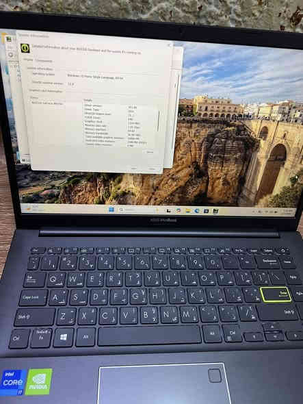 لابتوب اسوس كوراي سفن الجيل ١١
الرام ١٦ 
الهارد واحد تيرا m.2
كارت الشاشة الاول انتل ٨ كيكه 
الكارت الثاني نيفيديا  ٢ كيكه 
حجم الشاشة ١٣.٥
الشحن تقريب ساعتين 
الابتوب شرط اصلي لا تجاري ولا معاد 
السعر ٥٥٠ ألف 
للتواصل على الرقم 
***********
