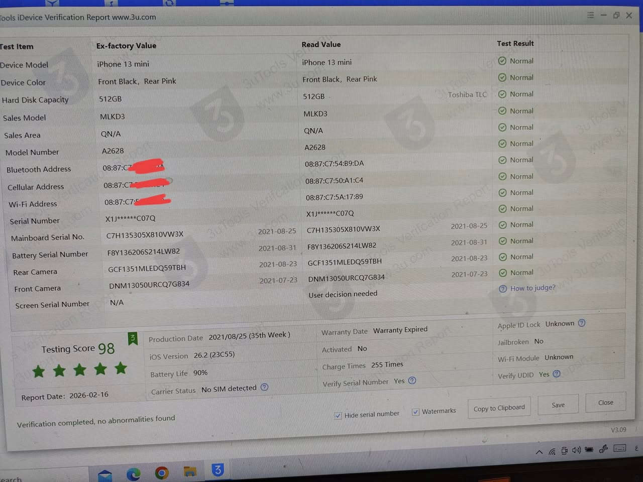 ايفون ١٣ مني
ذاكرة ٥١٢ كيكا
🚫مقفول بحساب ايكلود 

الجهاز بحالة الوكالة 
انت تسويله تخطي تفصخه تبيعه هيج بعد يمك 

السعر ٢٠٠ الف


**إذا كنت صاحب هذا الإعلان وتريد حذفه لأي سبب، رجاءا أرسل رسالة إلى الدعم الفني**