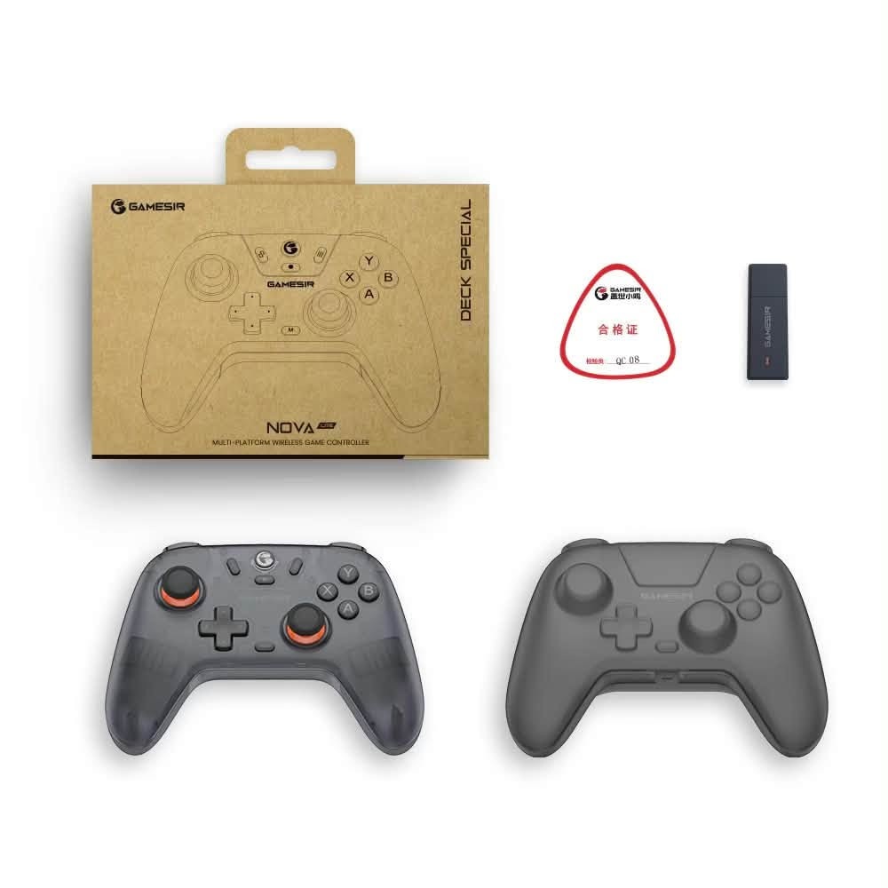 🎮🔥 يد التحكم اللاسلكية GameSir Nova Lite 🔥
استمتع بتجربة لعب احترافية مع GameSir Nova Lite باللون الأرجواني الفضائي 💜، المصممة لتمنحك دقة عالية واستجابة سريعة على مختلف الأجهزة.

🌟 أبرز المميزات:
🔹 3 أوضاع اتصال: Bluetooth 🔵 + 2.4GHz 📡 + USB-C 🔌
🔹 عصي تحكم Hall Effect لمنع مشكلة الـ Drift وتوفير دقة عالية 🎯
🔹 تصميم مريح وخفيف لجلسات لعب طويلة ✨
🔹 استجابة سريعة وأداء احترافي للألعاب التنافسية 🚀
🔹 خامات عالية الجودة ولمسات عصرية باللون الأرجواني 💜

🎮 متوافقة مع:
✅ PC (Windows) 💻
✅ Nintendo Switch 🕹️
✅ Android 📱
✅ iPhone / iPad (iOS) 🍎

📞 للتواصل: ***********

🚚 متوفر توصيل إلى كافة أنحاء العراق 🇮🇶
