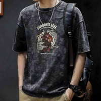 تيشيرت حجري مغسول • قماش قطن كوري • موديل 2026