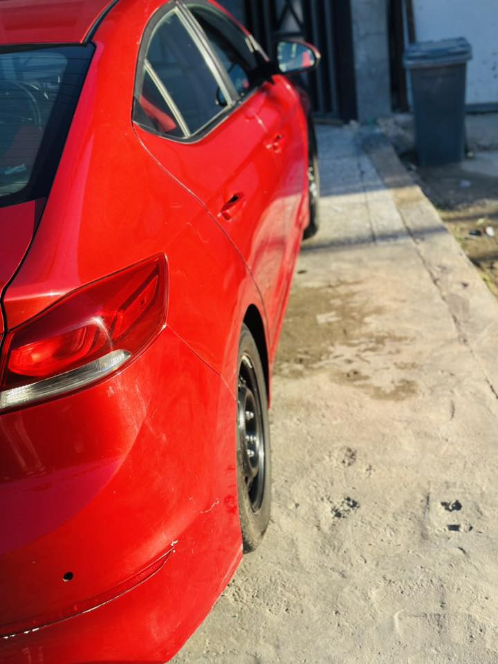 السلام عليكم سياره النترا 2018 وارد امريكي حادث في امريكا بابين الساق وخلف السألق ولجاملغ المامي الايسر بدون ايرباك بيه منضومه غاز السعر100 
الرقم ***********
المكان بغداد الدوره
