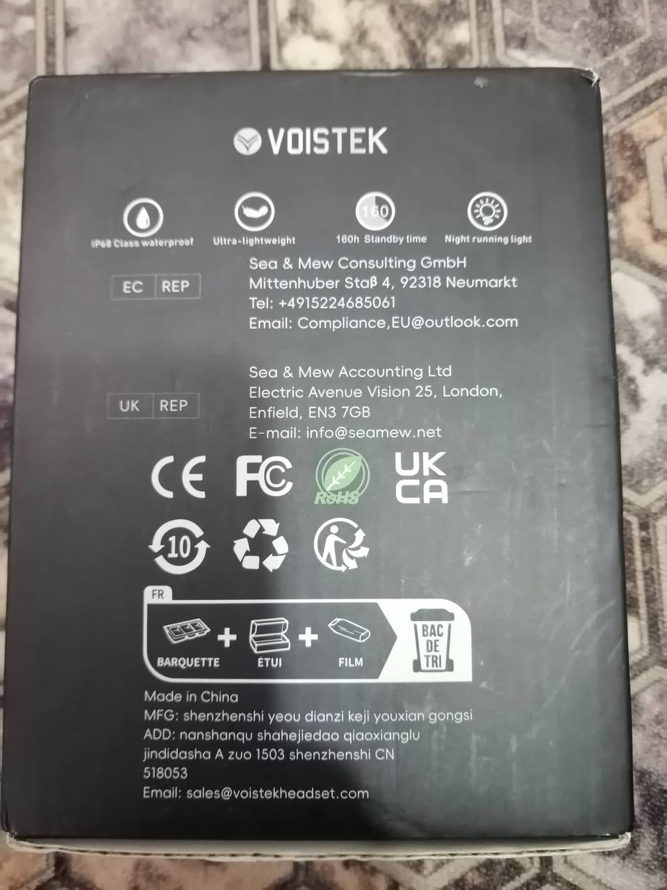 سماعه وتربرو ماركه فويستيك بلوتوث ذاكرت السماعه 32كيكه غنيه عن التعريف للبيع اعله سعر وبل عافيه عل ياخذه ***********
