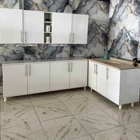 كاونتر MDF • ٢م • سنك مرمر ١٢٠سم