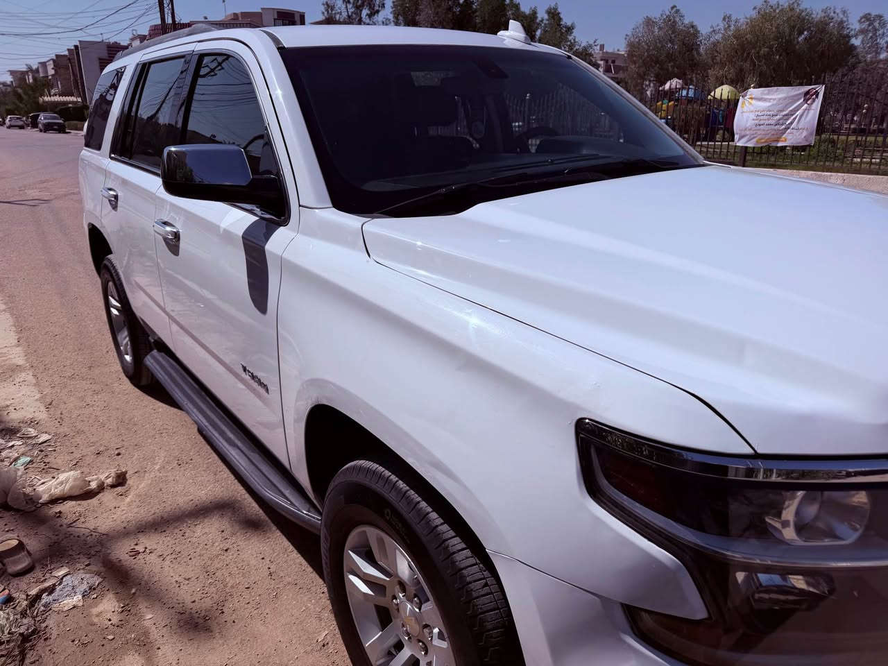 تاهو موديل 2018سياره بسمي تحويل مباشر فئه LTموصفات عاديه داخل جلد كراسي كهرباء ذاكره خزن حسان امامي خلفي فور ويل موصفات عاديه حادث السياره من امريكا صفحه السايق ومبدل كله بلادي صبغ فقط الجاملغ الخلفي السعر 265بلاش والله مكان السياره بغداد اتصال ***********او*********** بغداد, العراق
