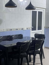 طاولة و٦ كراسي • جديد • كويسينجاك أربيل