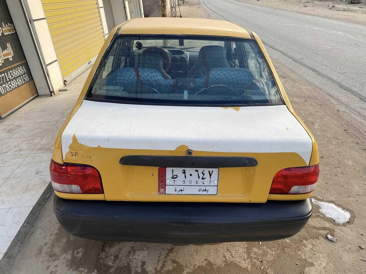 السلام عليكم سايبه مديل2012 مصفره هيئه وغرامات راعيه بكربلاء تحويل مباشر تخم تاير حداديه جديده كير ومكينه جدد شواصي جدد كفاله من الضربه العنوان كربلاء الحر   ***********السعر ٢٦
