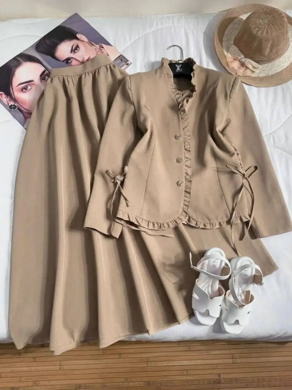 طقم تنوره +سترا مبطنه
قياس  38 40 42 44 46 48
توصيل جميع محافظات العراق


**إذا كنت صاحب هذا الإعلان وتريد حذفه لأي سبب، رجاءا أرسل رسالة إلى الدعم الفني**