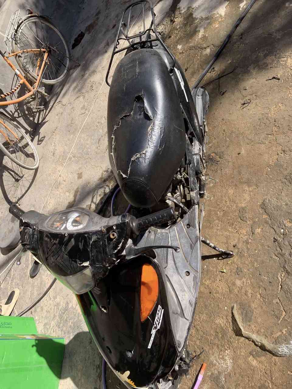 السلام عليكم دراجة ساسوكي ١٢٠ دراجة خير من الله بٰسہ نقصهة ملف مال توليد ب٢٥ الف تصليحة للستفسار الرقم ***********
