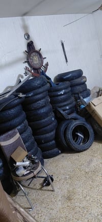 تايرات حجم 15 وتايرات حجم 16 كل قياسات  07705353559