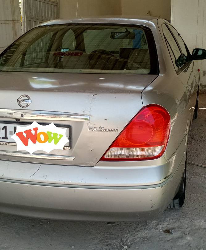 للبيع نيسان سني ياباني 2009 
وارد سعودي محرك قبق أسود 
رقم سليمانية بإسمي 
جام ومرايات كهرباء
تبريد إدامة جديد + غاز أمريكي أصلي
باتري جديد 
السيارة مرتبة وما تصرف عليها شيء نهائياً السعر 110 وبيها مجال بسيط.
رقم الهاتف ***********
غير متواجد عل فيس
