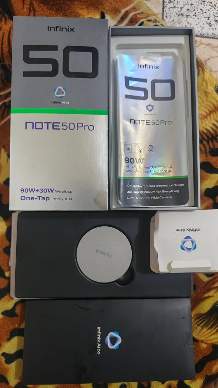 Infinx noTE 50 Pro 
جهاز نضيف ومناسب وجديد بي فقد كسر بل حساس صغير ما مثر لاعله لمس ولا الضاه مستخدم ٦ اشهر 
تستفسار علا رقم ***********
