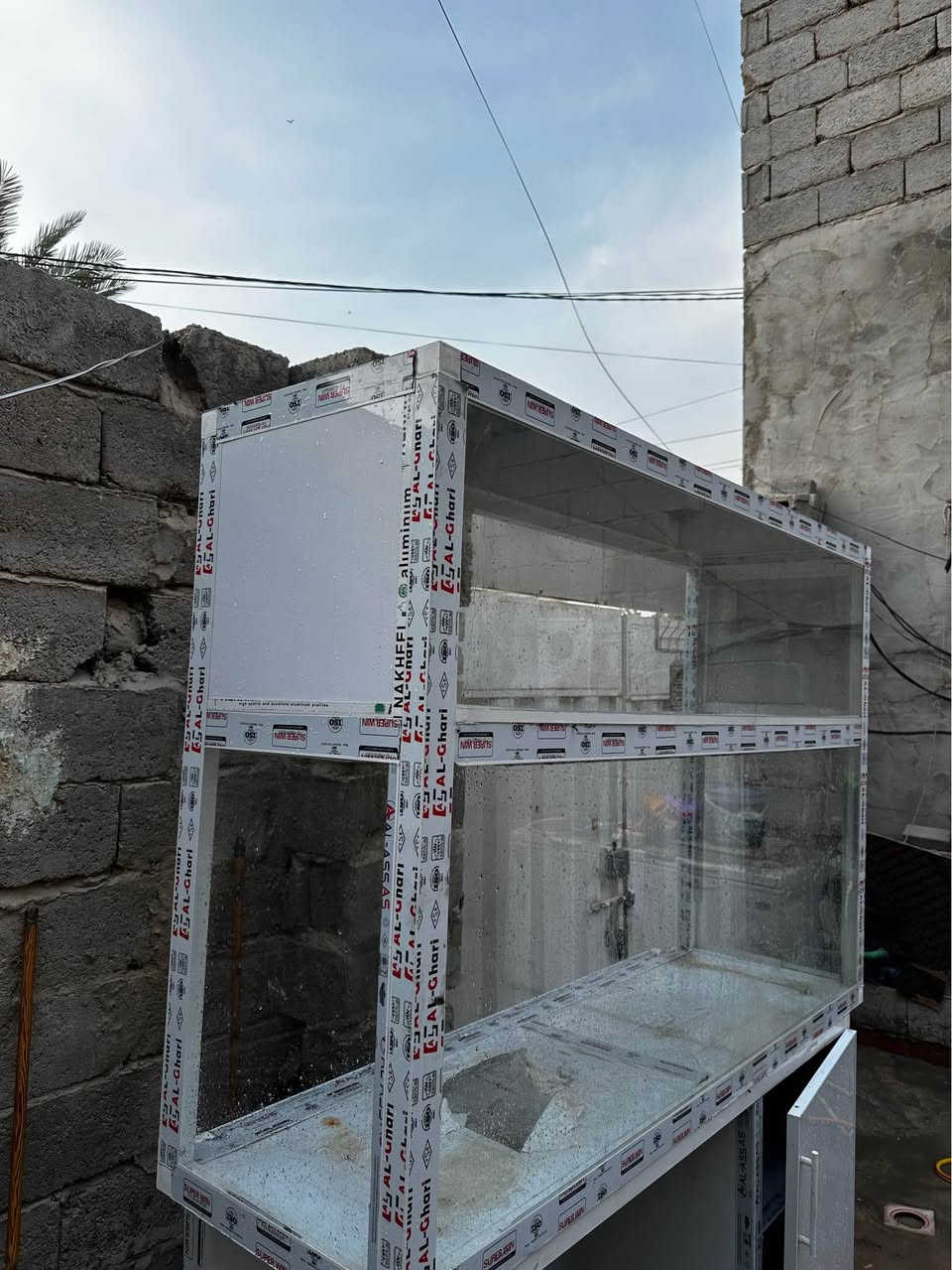 جام خانة المنيوم 
ارتفاعها تقريباً متر ونص 
وعرضها تقريباً مترين  
طابقين 
مكانها كربلاء - الحر كربلاء, العراق


**إذا كنت صاحب هذا الإعلان وتريد حذفه لأي سبب، رجاءا أرسل رسالة إلى الدعم الفني**