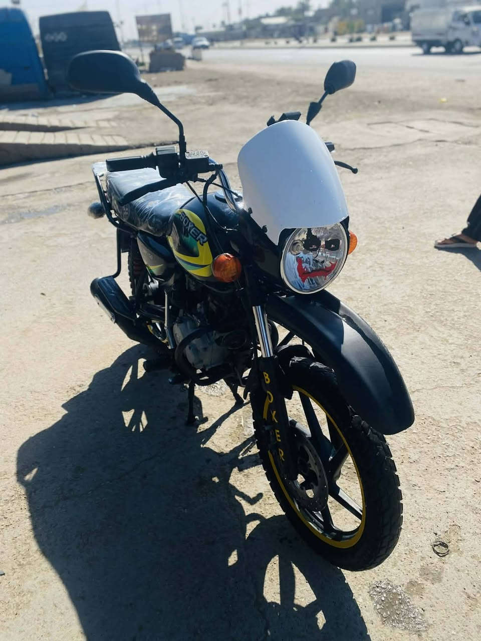 دراجه بوكسر للبيع اوراق اصولي موديل 20 نضافه فول ديالى خان بني سعد (***********) متوجد وتساب سعر واحد وميتين
