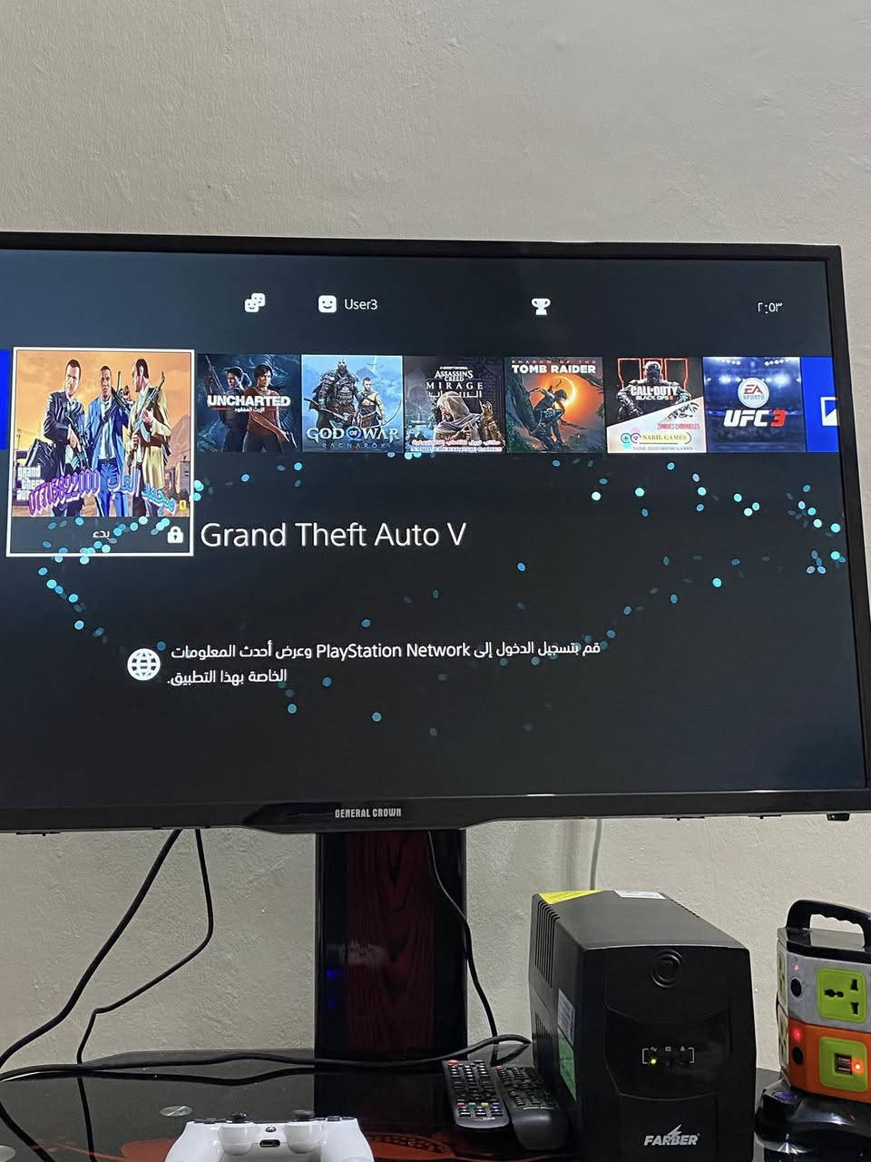 يالله عرض جهاز بلايستيشن 4 برو مهكر ذاكرة تيرا اللون الأبيض نظام 9 بسعر مناسب جداً : 
متاح جهاز بلايستيشن 4 برو مهكر اللون الأبيض ذاكرة تيرا يدعم دقة ال 4kوال HDR 
مع يدتين يدة الجهاز الأصلية لون ابيض ويدة تجارية 
النظام 9 ثاني افضل نظام تهكير بعد ال6.72 من حيث السلاسة وسهولة التفعيل
 الجهاز يحتوي على حسابين حساب يتفعل التهكير بي من خلال الفلاش وحساب الثاني يتفعل بي التهكير بشكل مباشر خلال خمس ثواني بدون فلاش
الجهاز بي 10 العاب من اقوى وأمتع العاب البلايستيشن 4 :  
اله الحرب راغناروك +++ فيفا 26 +++ فيفا 24 
+++ جي تي اي 5 +++ شادو اوف ذا تومب رايدر 
+++ انشارتد الأرث المفقود +++ كول اوف ديوتي 4 ريماسترد +++ كول اوف ديوتي بلاك اوبس 3 نسخة الديلوكس تحتوي على جميع المابات والأضافات يعني كل مابات الزومبي والمالتي بلاير من ضمنها حزمة الزومبي كرونكلز 
+++ اساسن كريد ميراج +++ UFC قتال الBOX
الجهاز نظيف جداً واني محافظ علية كلش وشغال وخالي من اي عطل او مشكلة 
فقط مفتوح للتنظيف وتبديل المعجون الحراري
سعر الجهاز 320 الف 
مكاني : بغداد الأعظمية الكم راغبة خاتون
رقمي : ***********
