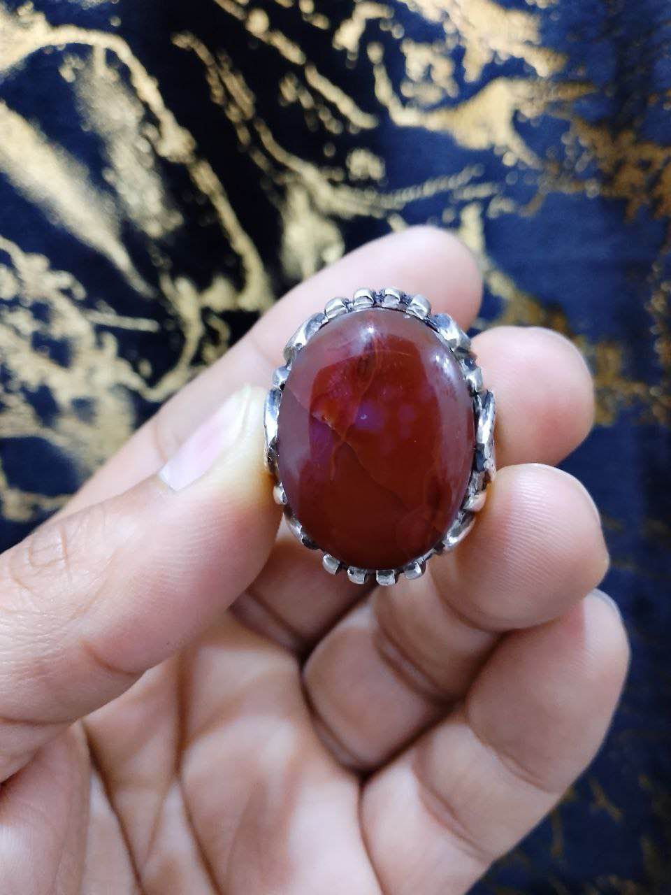 اللهم صل على محمد وال محمد 
خاتم عقيق يماني احمر خشن
قطعه في منتهى الجمال والروعه
صياغه حماده vip فضه عيار 990
مقاس الخاتم 23
يوجد توصيل جميع المحافضات⁩ البصرة, العراق


**إذا كنت صاحب هذا الإعلان وتريد حذفه لأي سبب، رجاءا أرسل رسالة إلى الدعم الفني**