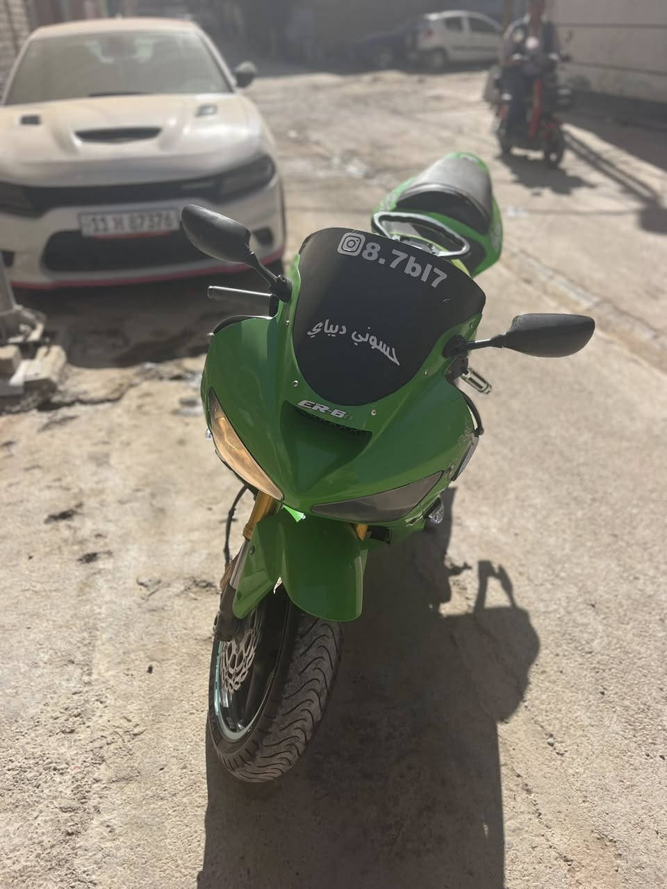 كاوسكي نينجا 2004ممشه دراجه 48الف دراجه بحالت لوكاله نضيفه سعر 25ورقه 
رقم ***********
