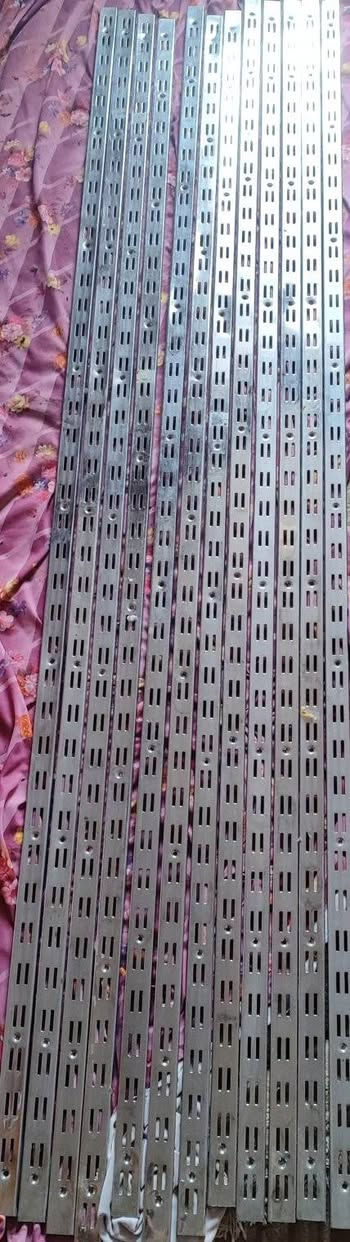 ٦ حامل رف  سعر القطعه الف دينار 
٣٦ شوكيه  سعر القطعه الف دينار
١٢ مسطره ٢ متر  سعر القطعه ٢٥٠٠
رفوف جام
٦ قطع متر  الرف الواحد الف دينار
٣ قطع متر و ٦٠  الرف الواحد الفين دينار
المكان موصل للتواصل مراسلة الصفحة


**إذا كنت صاحب هذا الإعلان وتريد حذفه لأي سبب، رجاءا أرسل رسالة إلى الدعم الفني**