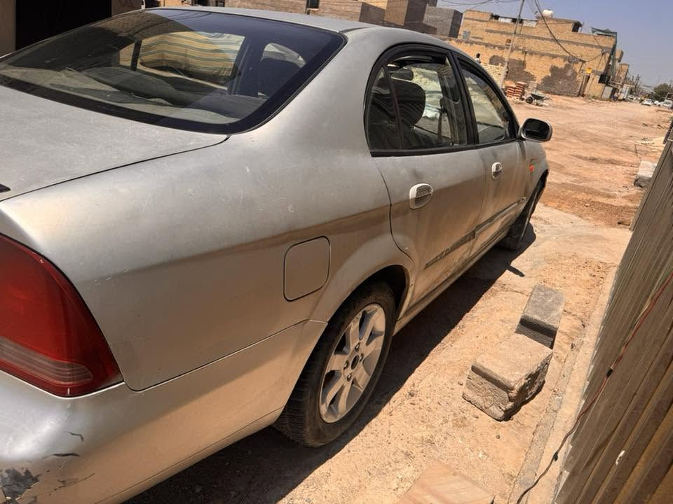 للبيع دايو ماكنوس 2000
كير اوتو محرك 1800 ما بيه اي ضربه قويه 
سنويه مجددا ل2030 سياره بسمي ثاني تحويل 
المحرك بي خيط تبخير فقط اي شي ثاني مابيه 
المكان بغداد تراث البياع 
رقم الهاتف ***********
السعر 32 و بيه مجال
