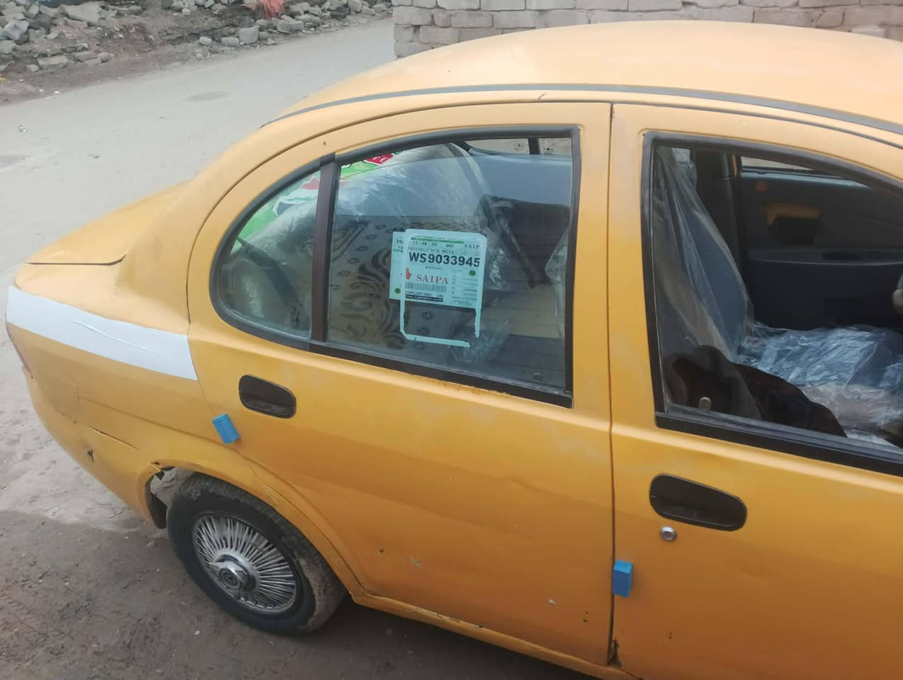 طيبه مديل 13 للبيع سياره بيه ضربه بل جنطه قليله رقم ألماني مصفره هيئه وغرمات تحويل مباشر ميكينه تبخير بدون تنقص 
حداديه كهربائيات كله شغاله 
السعر 20وبيه مجال 
العنوان بغداد جسر ديالى 
***********
