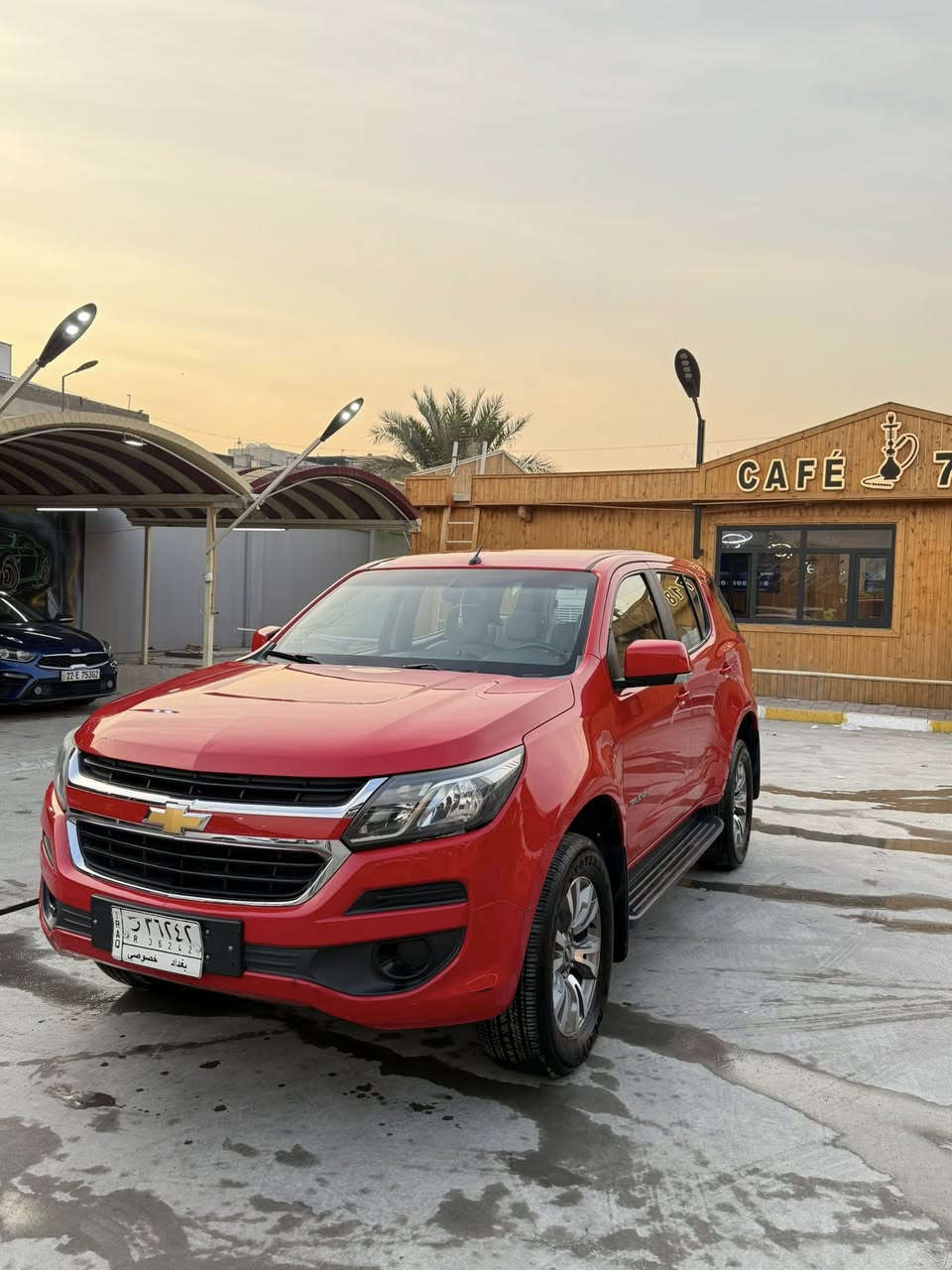 شوفلريت تريل بلايزر
٧ راكب  مكينة ٣٦٠٠
٢٠١٨ وكالة المنصور 
ماشية ٨٢ الف 
بدون حادث او صبغ
 مكانه بغداد زيونه
السعر : 182 ورقه
***********
