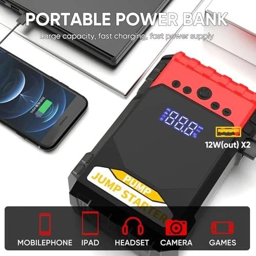 السلام عليكم.. جهاز امزون اوربي 
70 مع التوصيل❤️
هذا المنتج هو جهاز محمول متعدد الوظائف لتشغيل السيارات (Car Jump Starter)، يتضمن عدة ميزات مفيدة للطوارئ::
منفاخ هواء للإطارات: يأتي مع ضاغط هواء مدمج لتعبئة إطارات السيارات والمعدات الرياضية.
شاحن متنقل (Power Bank): يحتوي على منافذ USB لشحن الأجهزة الإلكترونية مثل الهواتف.
كشاف إضاءة LED: مزود بضوء LED مدمج لاستخدامه في حالات الطوارئ والإضاءة الليلية.
الطاقة: غالبًا ما يأتي ببطارية سعة 10,000 مللي أمبير، ومزود بمشابك لتوصيل البطارية وتيار بدء تشغيل.


**إذا كنت صاحب هذا الإعلان وتريد حذفه لأي سبب، رجاءا أرسل رسالة إلى الدعم الفني**