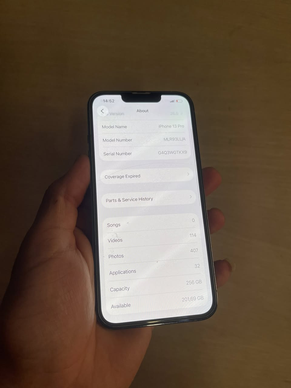 iPhone 13 pro 256G 88% 
Batterie change b original 
Support 5G 
Version USA SIM
mzal jded garantie wa9t libghity


**إذا كنت صاحب هذا الإعلان وتريد حذفه لأي سبب، رجاءا أرسل رسالة إلى الدعم الفني**