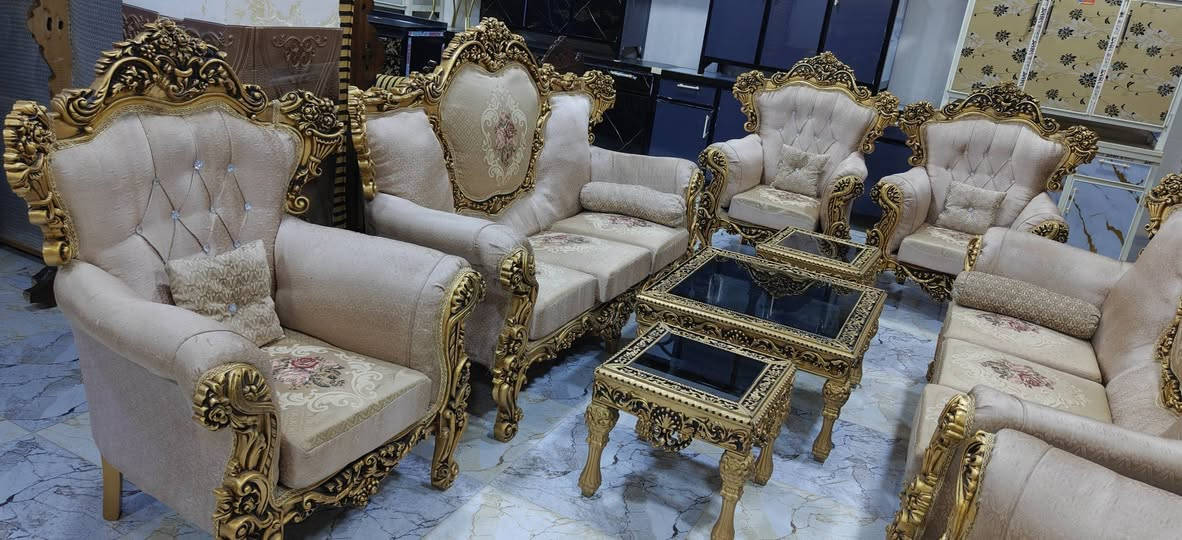 تخم قنفات رئاسي ست قطع نظيف اي عيب ما بيه اخو جديد
معرض ومعمل سند للبيع وشراء الاثاث المنزلي جديد ومستعمل داقوق سايدين العشاير قرب صيدليه النعيم دكتور خليل يوجد لدنيا تفصال قنفات وديوان حسب الطلب وباحدث الموديلات الاستفسار ***********@***********
